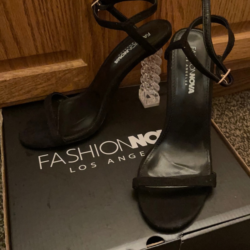 Fashion Nova chunky Heels